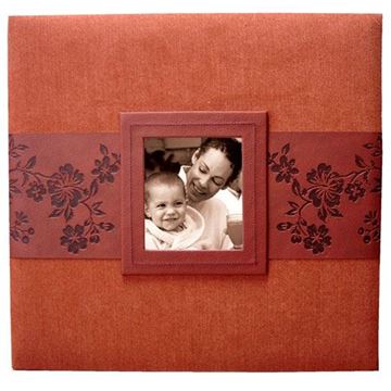 Picture of Red Suede Photo Album